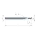 VHM Radiusfräser DIXI 7032